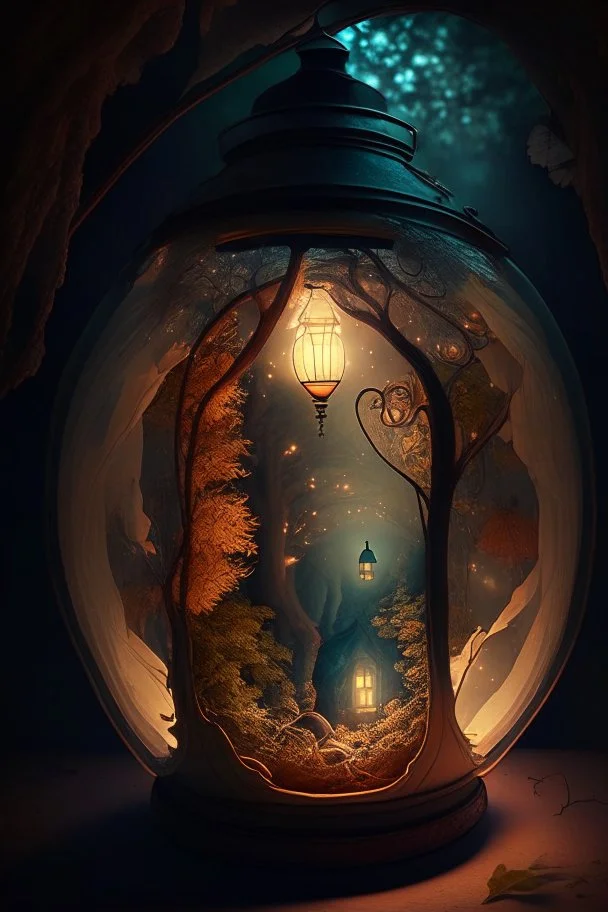 A world inside a lantern