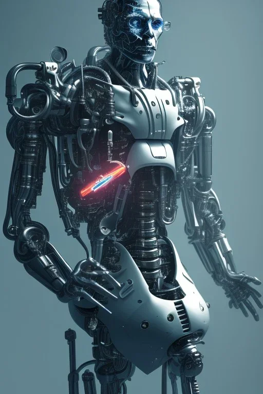 future, cyborg, attack, men, terminator style