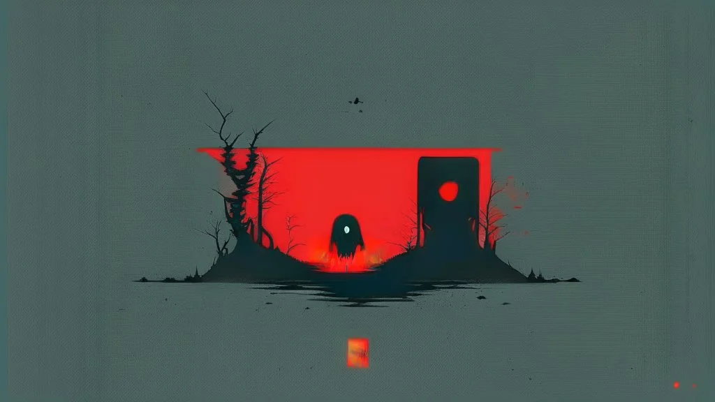 minimalist horror gaming theme