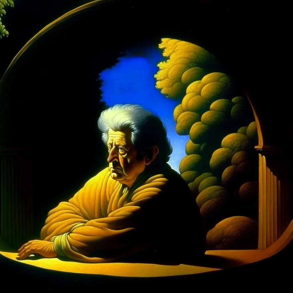 OIL PAINTING, Maxfield Parrish