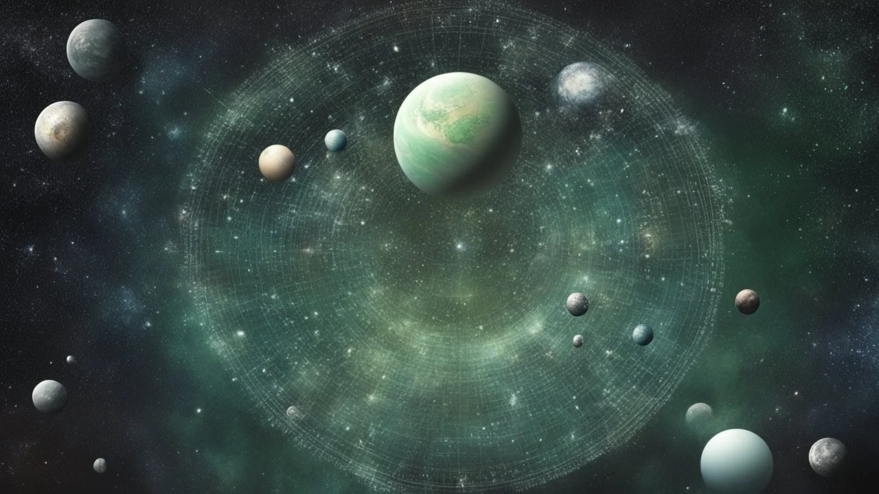 matrix universe, space, planets