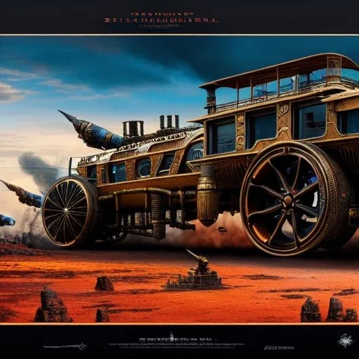 fullbody Drawing of 'sketch of steampunk Vehicles as in the movie mortal engines(2018)',intricate detail,andrea bonelli,Kilian Eng,Ohrai,evan lee,Aleksandr Sidelnikov,KyuYong Eom,three quarters frontal aerial view,toned colors,32k