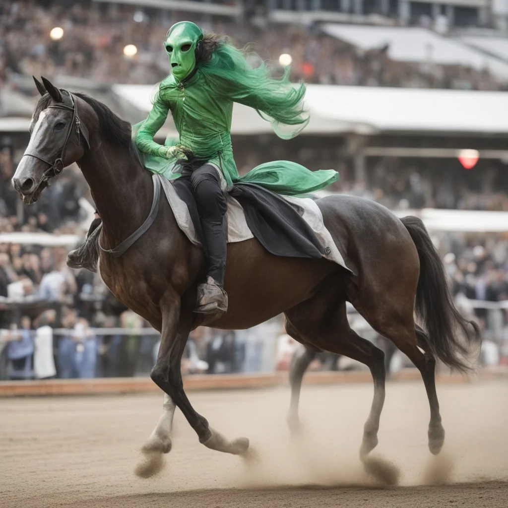 Alien race horses in the Kentucky Derby