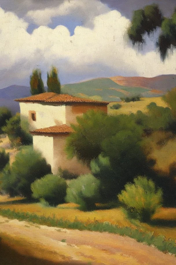 Spanish landscape painting