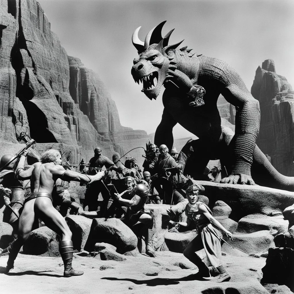 (high res photo by Ray Harryhausen) Damn, it's as clear as day: we've overcome the obstacles