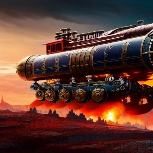 fullbody Drawing of 'sketch of steampunk Vehicles as in the movie mortal engines(2018)',intricate detail,andrea bonelli,Kilian Eng,Ohrai,evan lee,Aleksandr Sidelnikov,KyuYong Eom,three quarters frontal aerial view,toned colors,32k