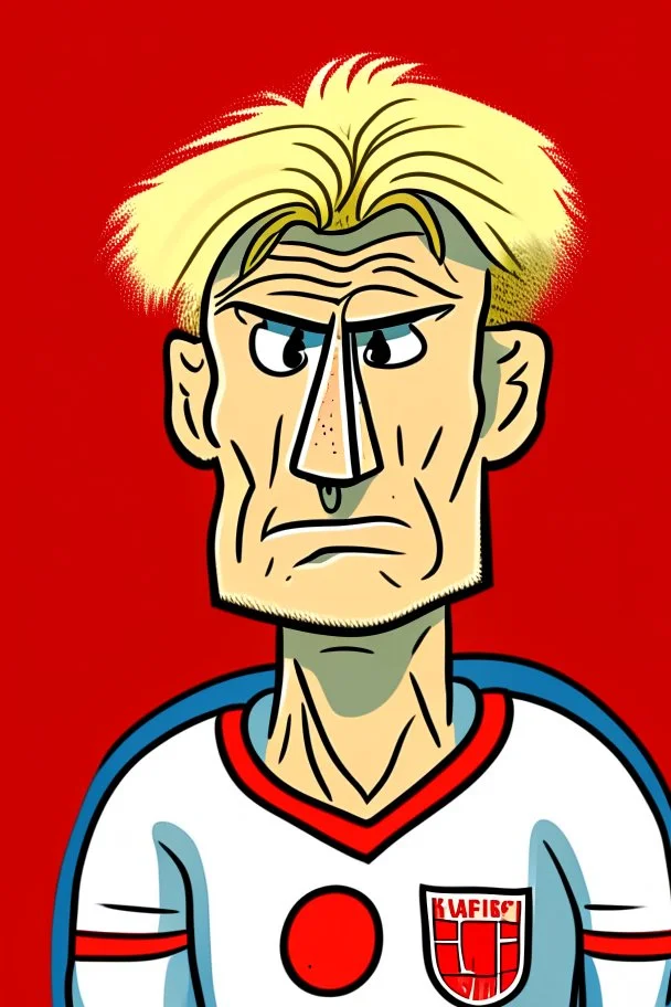 Erling Braut Holland Norwegian soccer player cartoon 2d