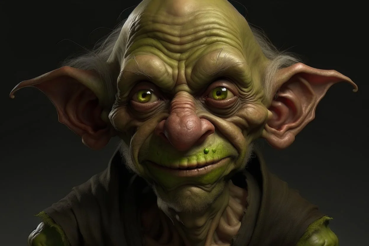 Portrait of a Realistic Goblin