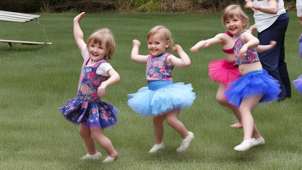 4 little suzies dancing