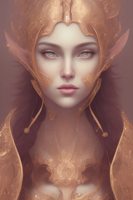 portrait elf, 8k resolution, high-quality, fine-detail, intricate, fantasy art, detailed matte, volumetric lighting, illustration, 3D