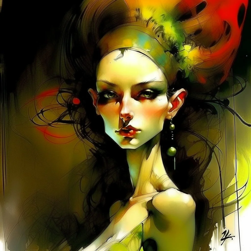 pretty girl Leonor Fini Alex Maleev