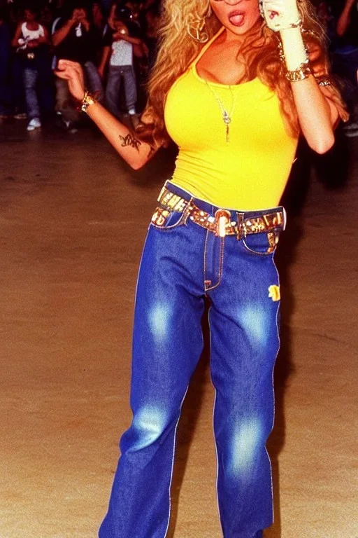 year 1996 denim fashion. Loose, baggy, low waist Combat pants and t-shirt. Colors: denim blue, blue, purple, cream, khaki, light green, lilac, plum, orange, terracotta, red, light yellow, lion yellow, pink, dark blue, beige. leopard, Cheetah . Latex in small part. Kylie Minogue, Tyra Banks,Julia Roberts. leg warmer. Cargo pants.