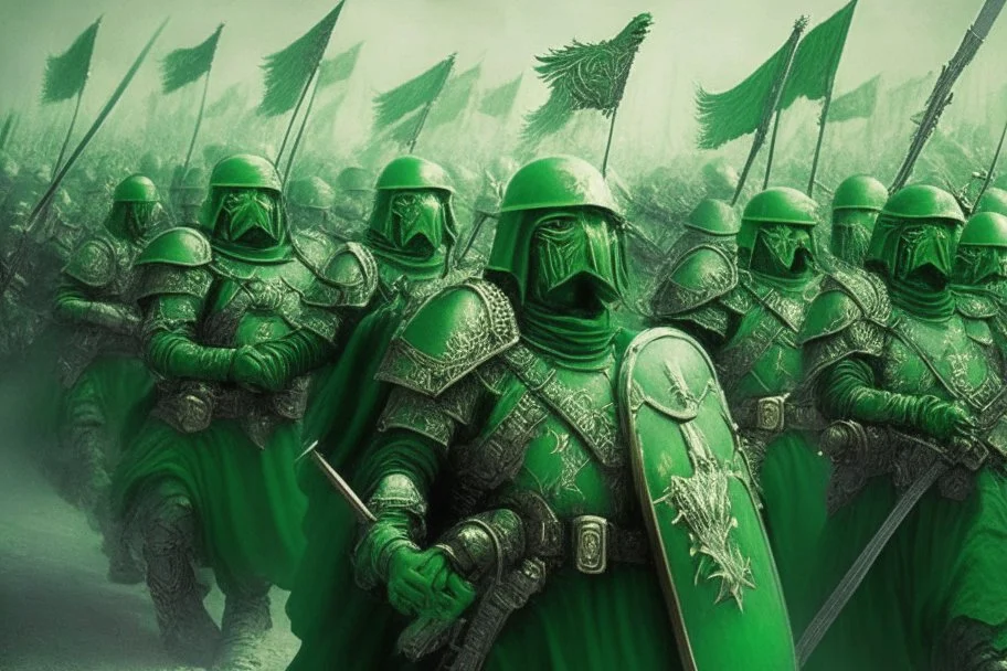 ejercitos de angeles verdes