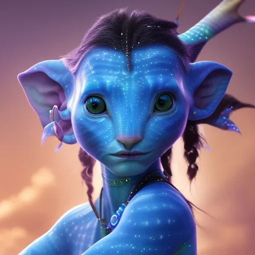 Pandora. It is not clear what you mean by a "makeup-wearing baby" in the context of the film Avatar.