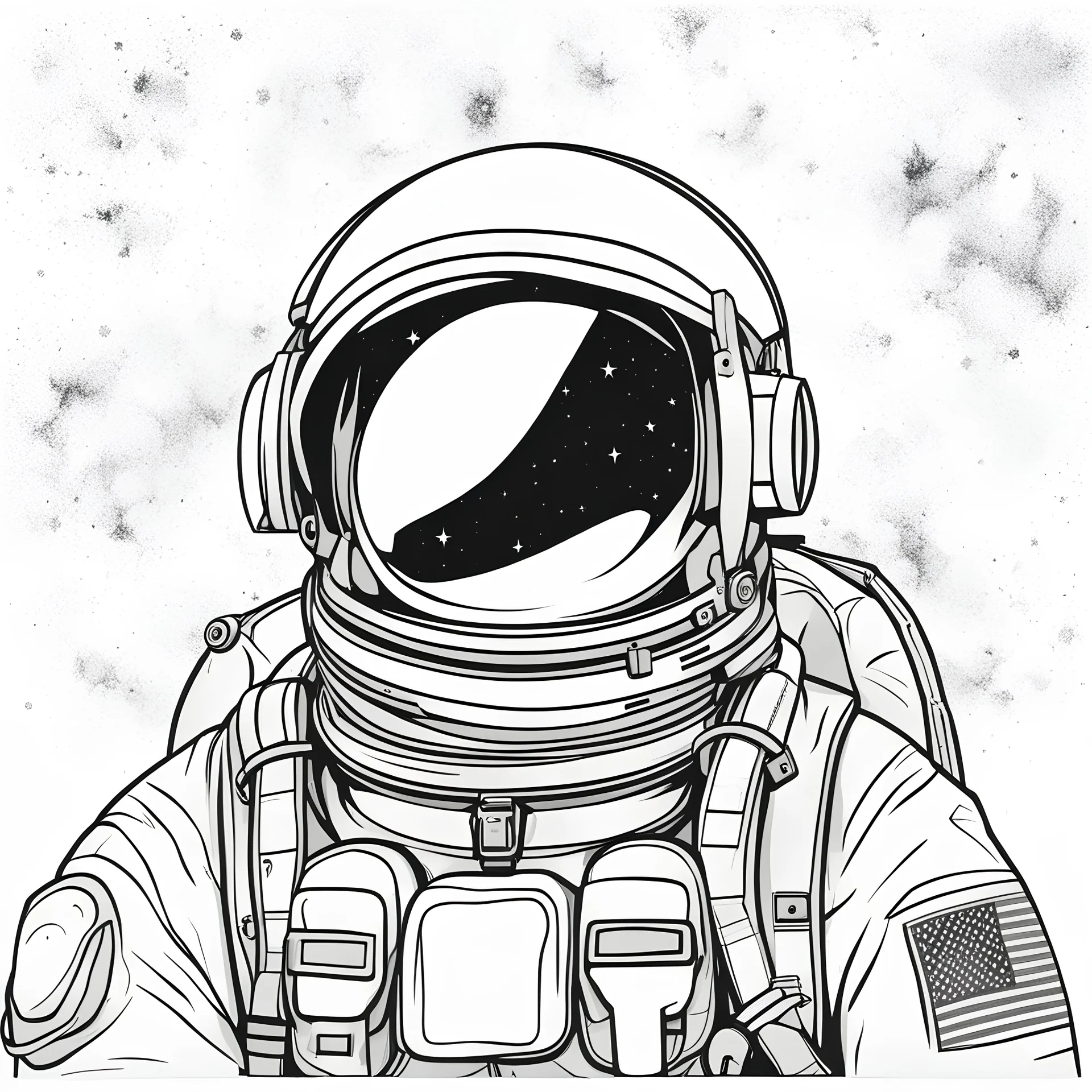 singular white astronaut helmet filled with galaxy, minimalist, clean, high resolution, clear white background