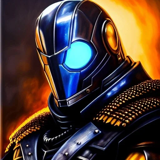 Ultra detailed fullbody Portrait in oil on canvas of Iron Monger Villain with armor ,extremely detailed digital painting, extremely detailed face,crystal clear Big Glowing eyes, mystical colors ,perfectly centered image, perfect composition, rim light, beautiful lighting, 8k, stunning scene, raytracing, anatomically correct, in the style of robert e howard and Ken Kelley and Ohrai Noriyoshi and Simon Bisley and tomzj1