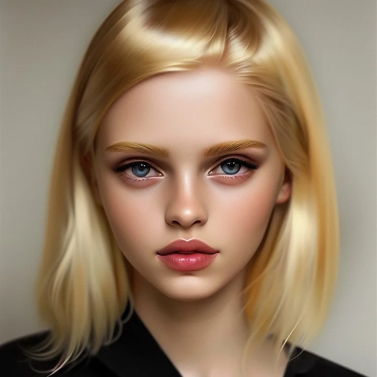 Portrait of beautiful blonde