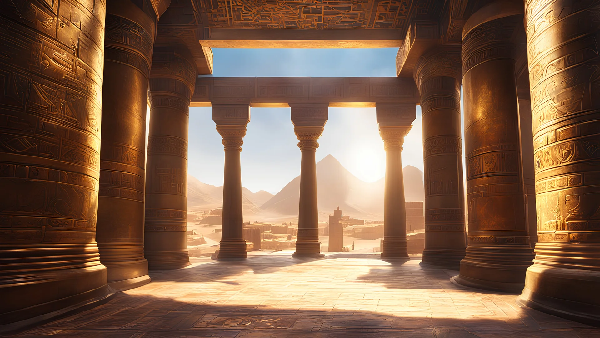 ((Masterpiece:1.3,concept art,best quality)),Egyptian castle interior for game,macro,sunlight,fantasy,dynamic composition,dramatic lighting,epic realism,award winning illustration