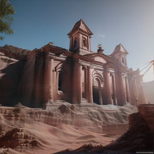 Petra, realistic, hyper detailed, unreal engine 5, octane render