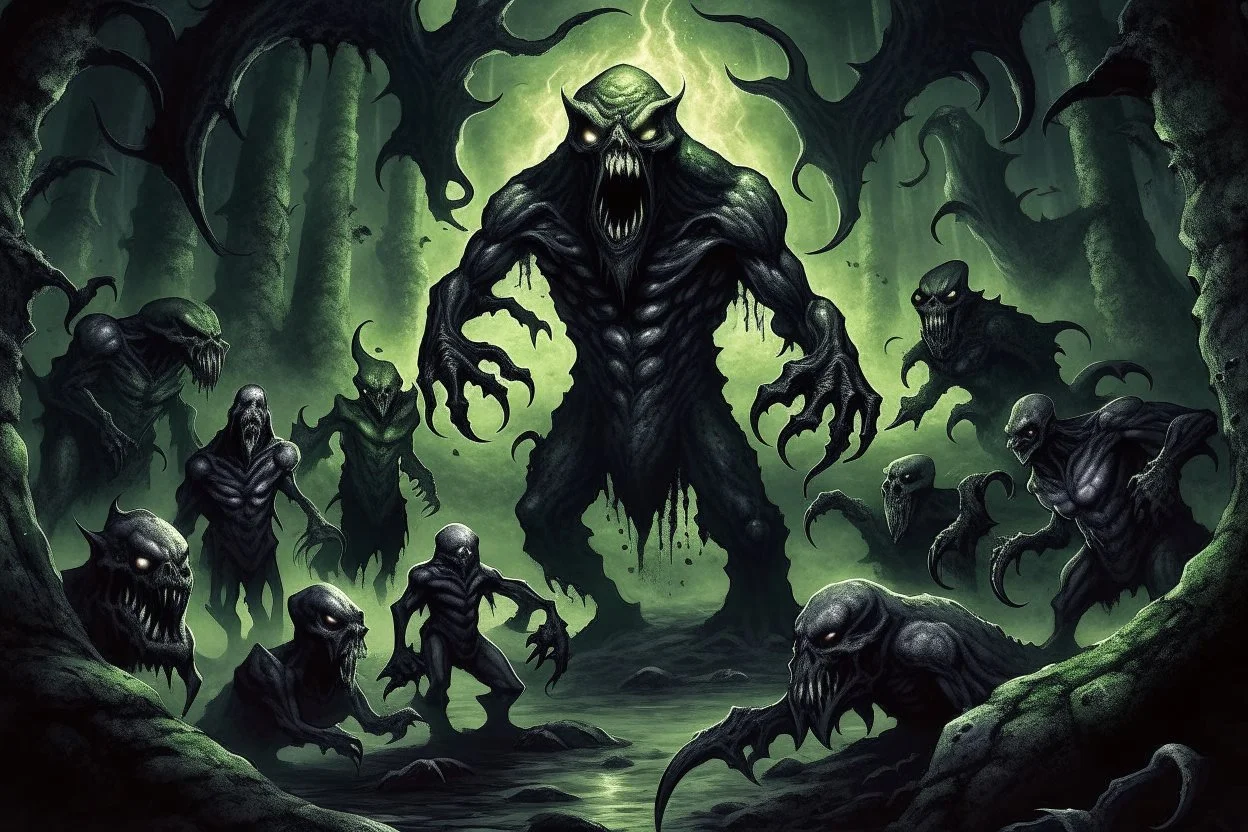 dark realm of nightmare creatures