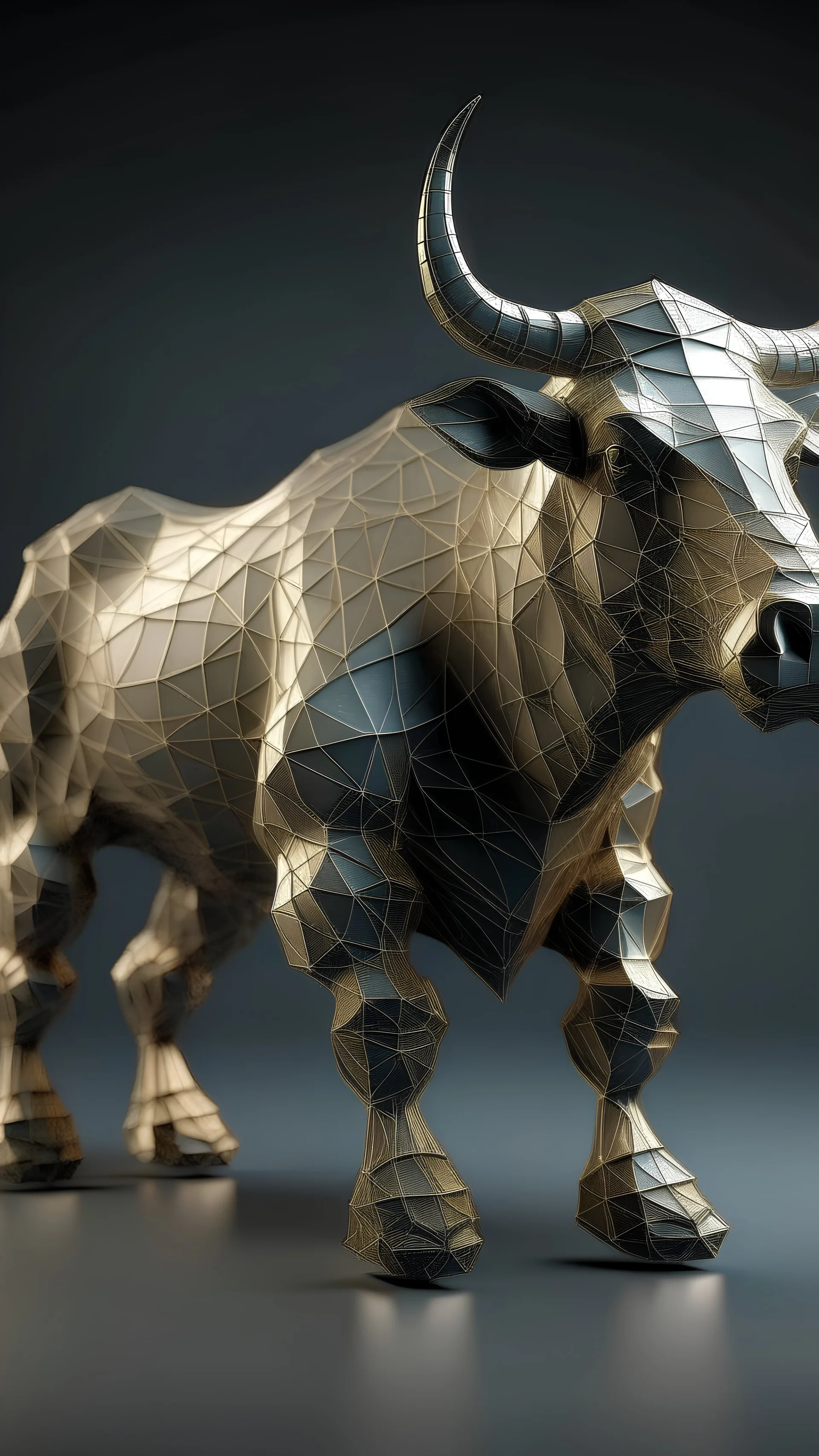 Picture of a dimensional bull