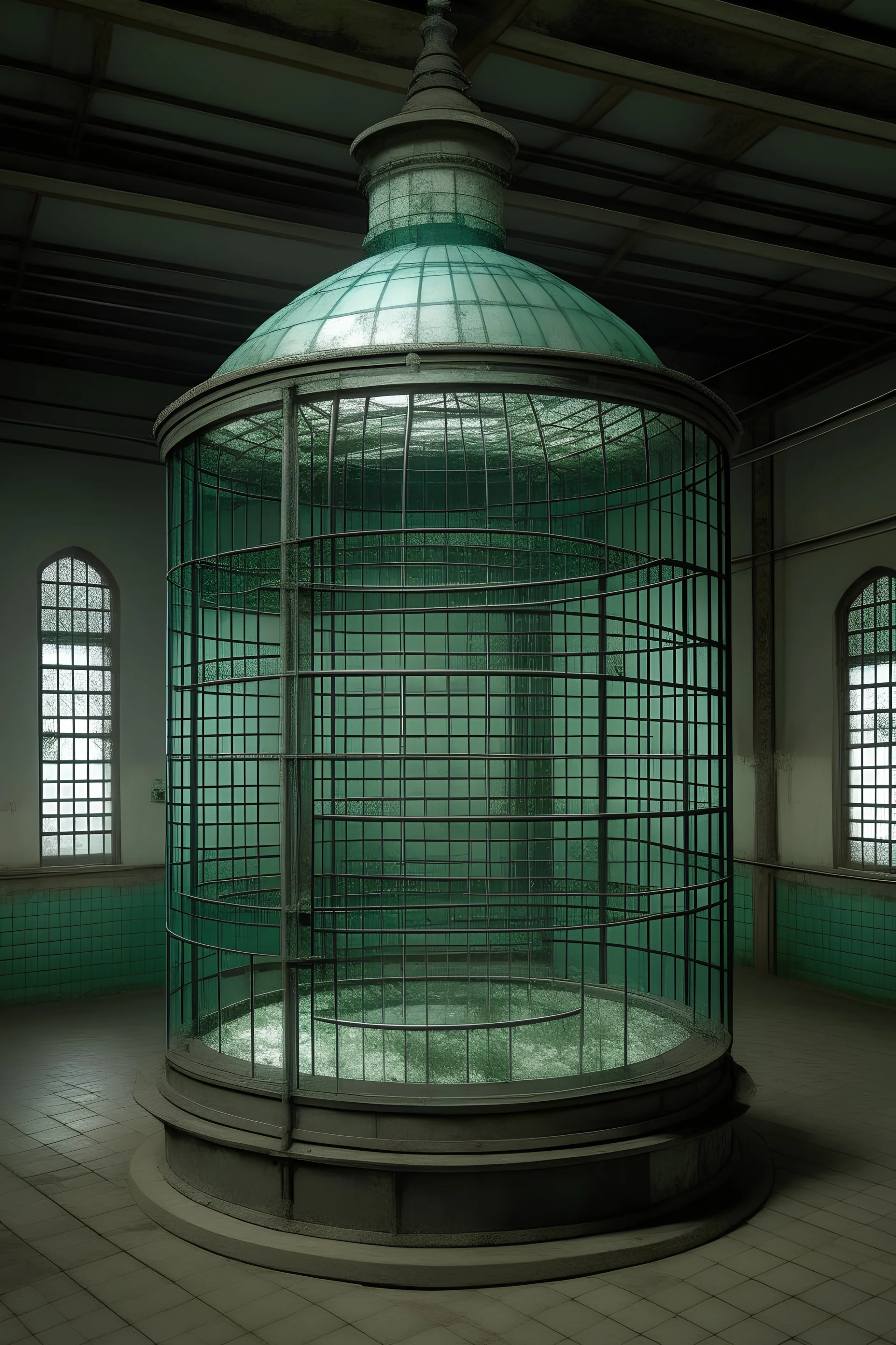 big asylum, incide, Glass chamber
