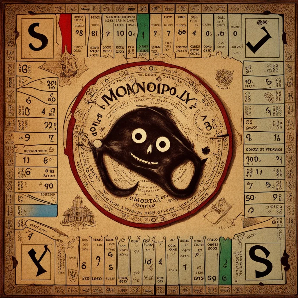 A Ouija board is also a Monopoly board.