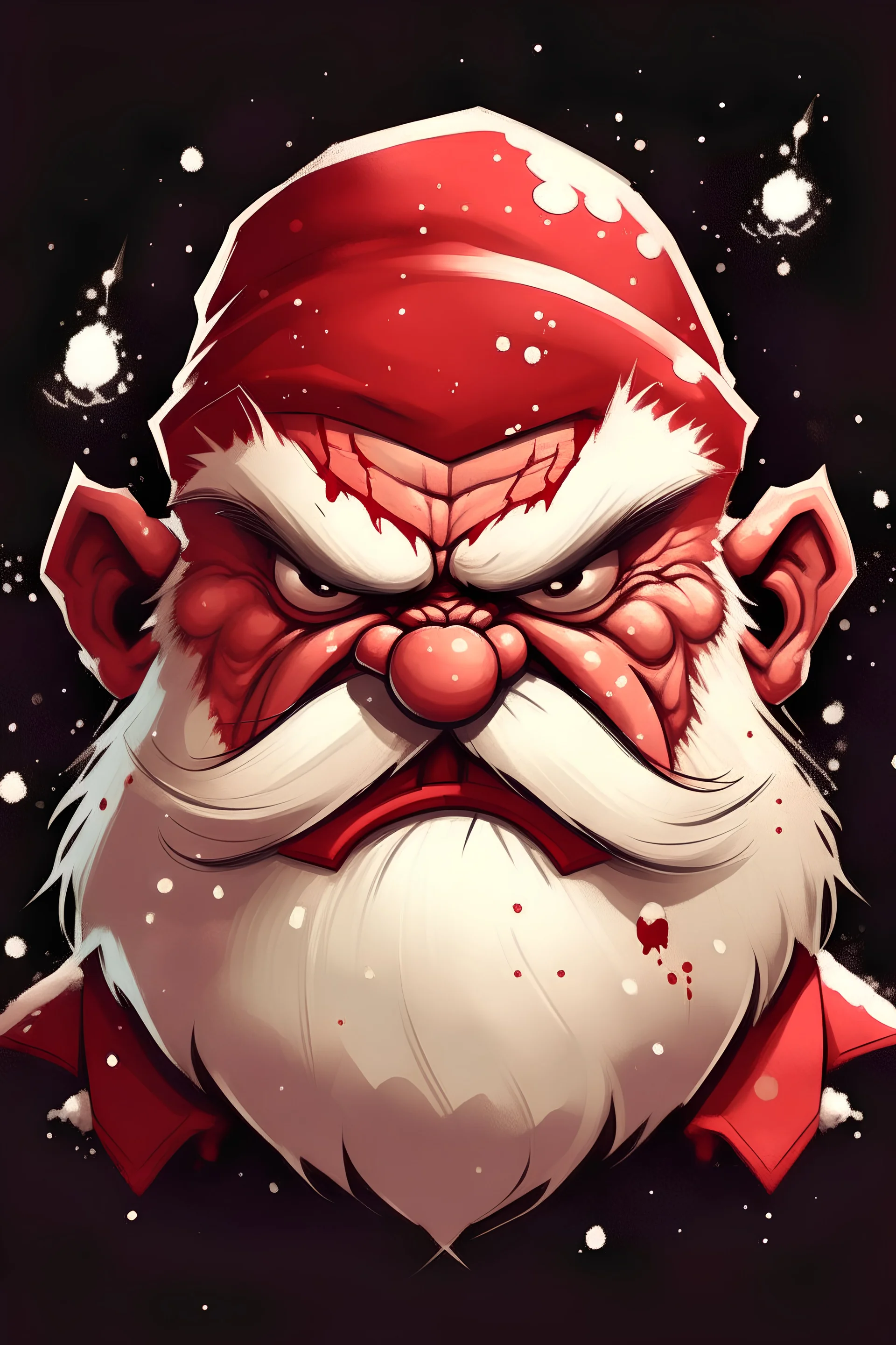 angry santa