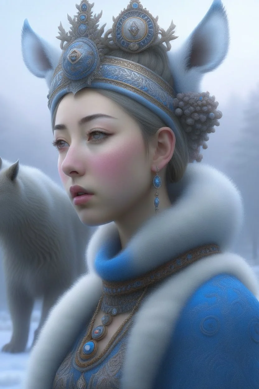 Frozen animal , 3d 4k octane render, lifelike, photorealistic, artstation, illustration, smooth, sharp focus, ornate, intricate, complex, highly detailed, digital painting, smooth, art by tom bagshaw, akihiko yosh