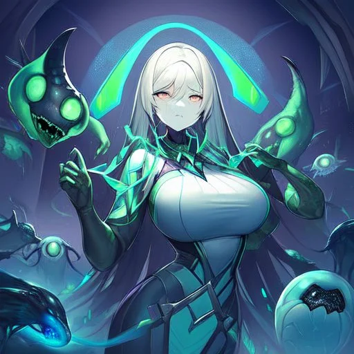 Clear focus, High resolution, Alien Queen, beautiful face,