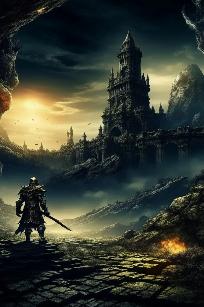 dark souls game background graphic