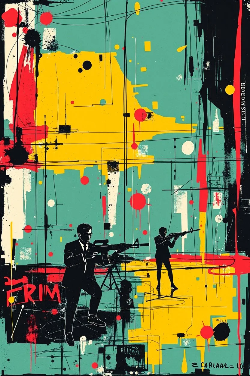 this isnt a game this is financial warfare style of basquiat x pollock