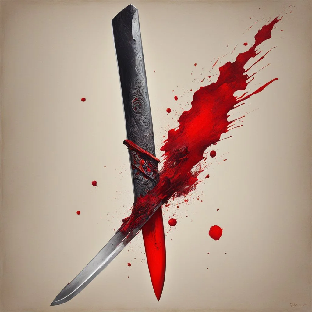 [art by kupka] the name of this knife is "zombie killer", it is a nice bloody blade, well balanced in the hand. It destroyed a lot of zombies' brains