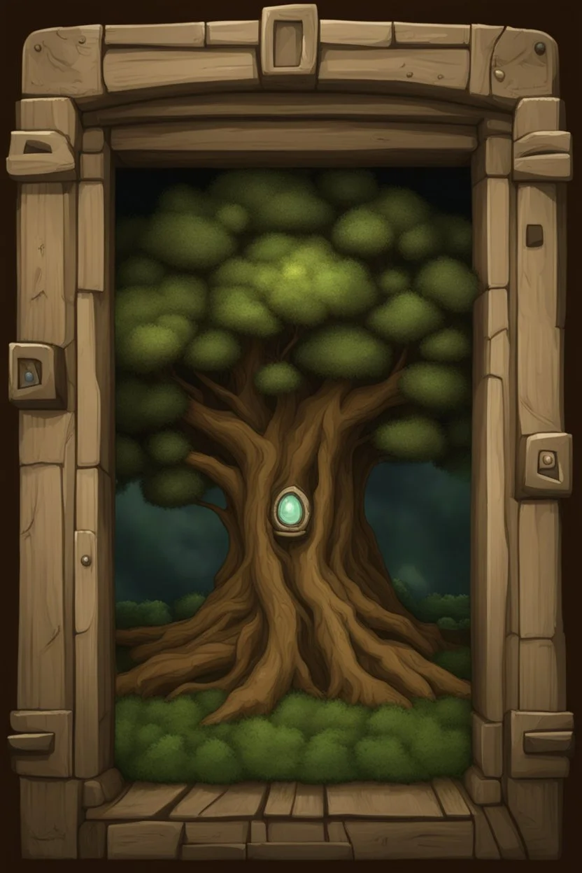 a tree portal door for the 2d