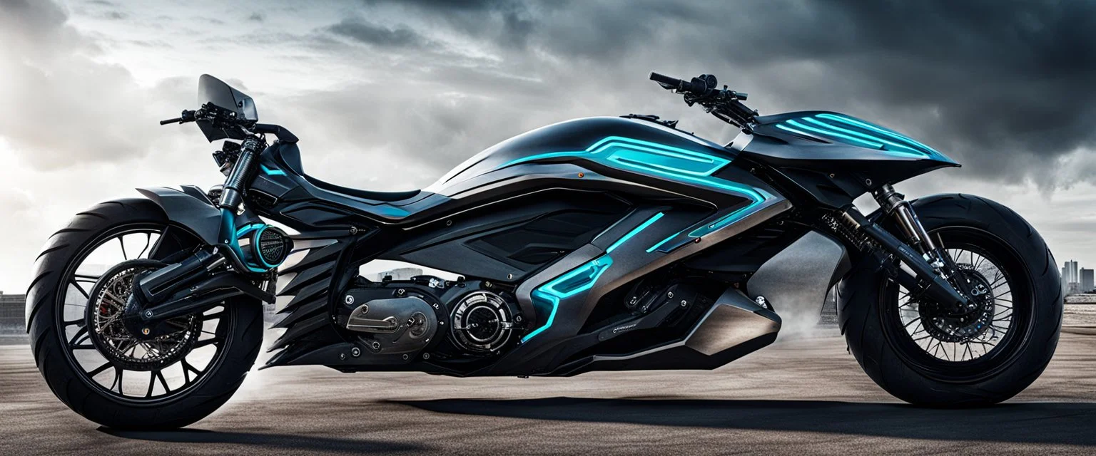 futuristic monster bike