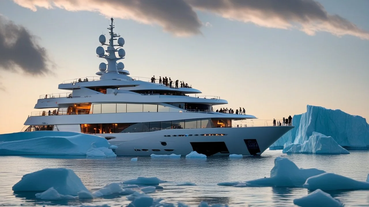 Yacht party hits the iceberg