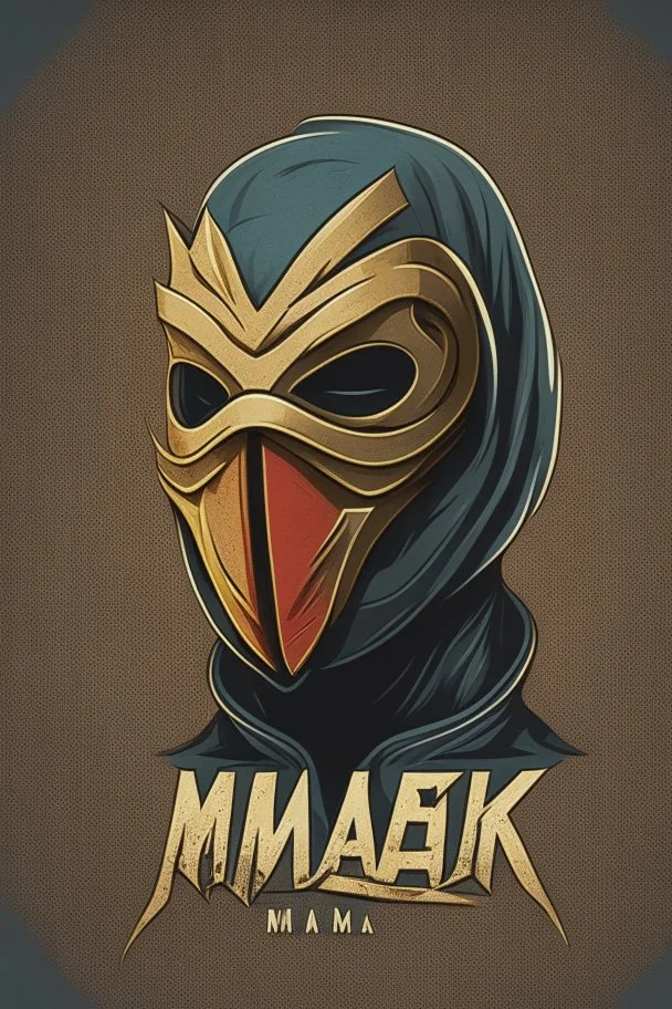 Masked man logo design