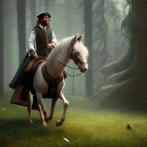 Full body, 3d render, Harry Potter 1800's men style, 1800's hair style, 1800's men clothes style, riding horse, hyper realistic, octane render, unreal engine 5, 8k, palace background, uhd