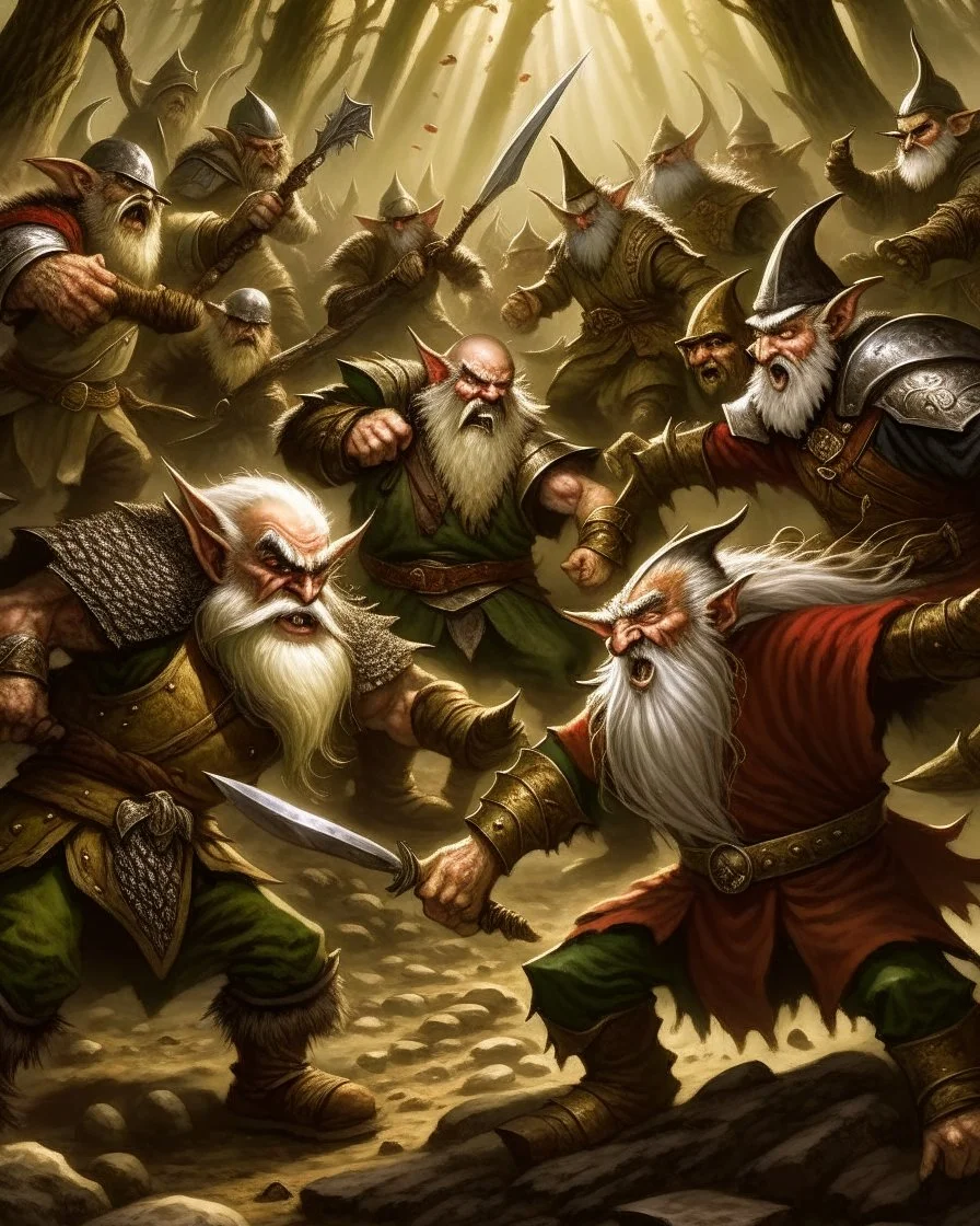 War between elves and dwarves