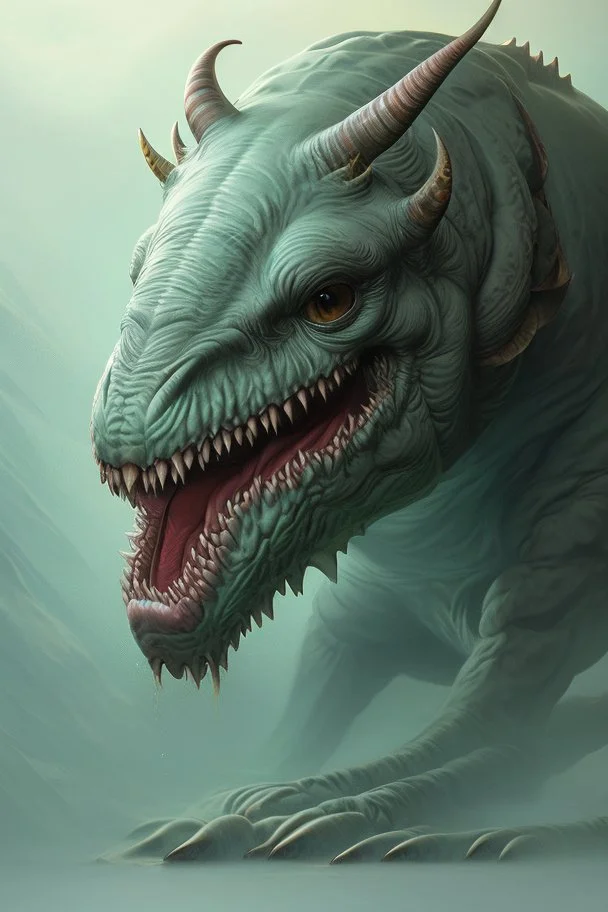 large, pillow-like Monster, rich details, ultra-HD, Ray Tracing, Heterochromia, sMartin Wittfooth