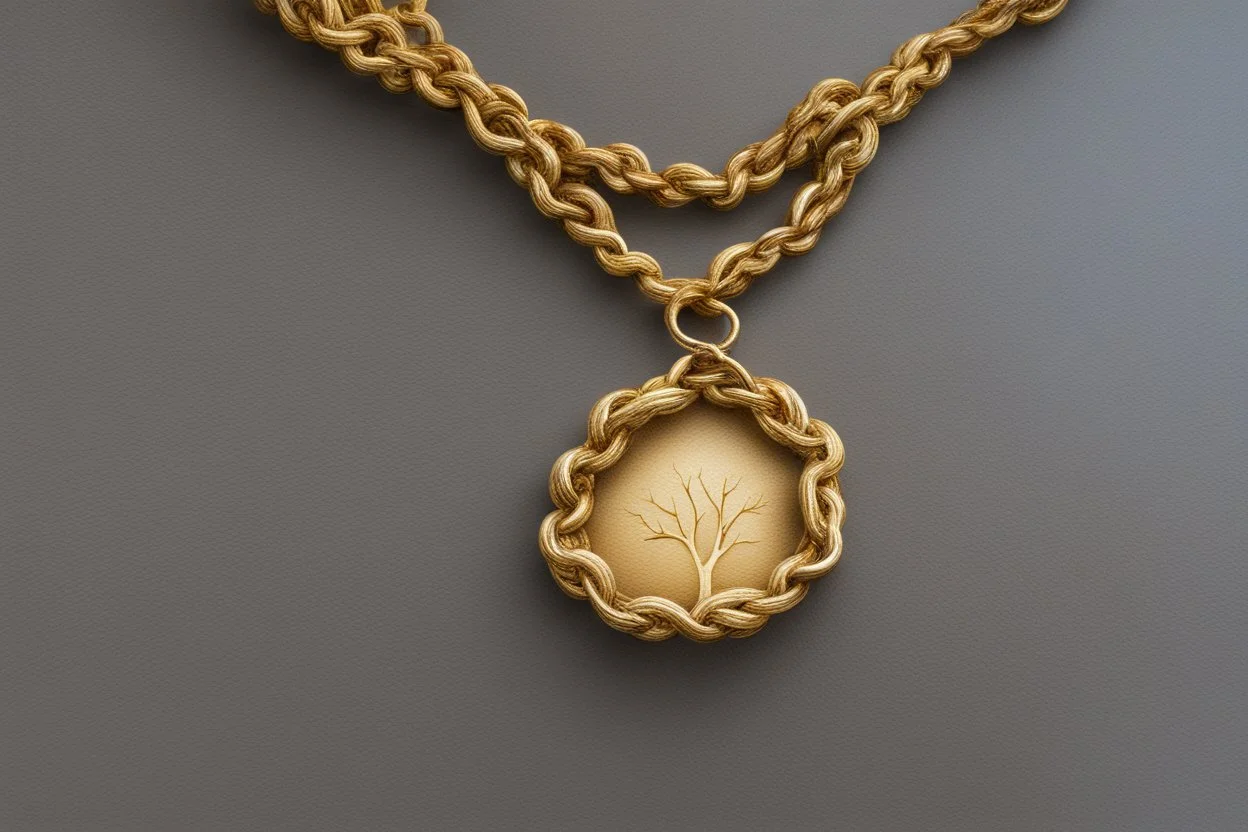 Дуб с золотой цепью