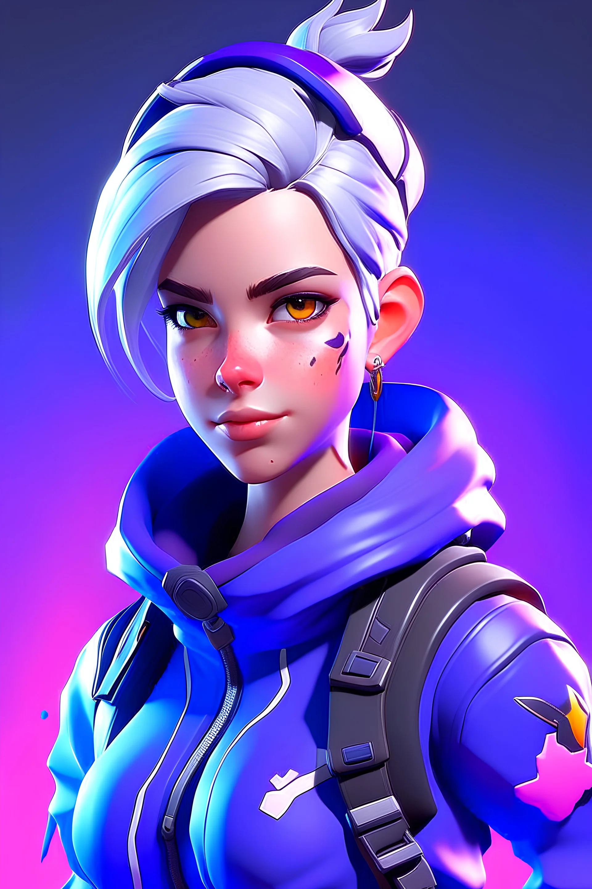 astra fortnite skin 3d gfx profile picture