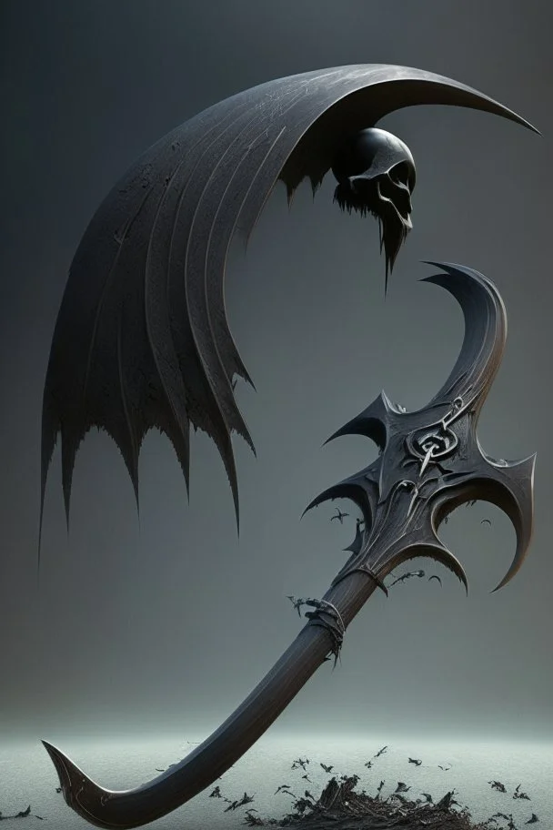 black big scythe