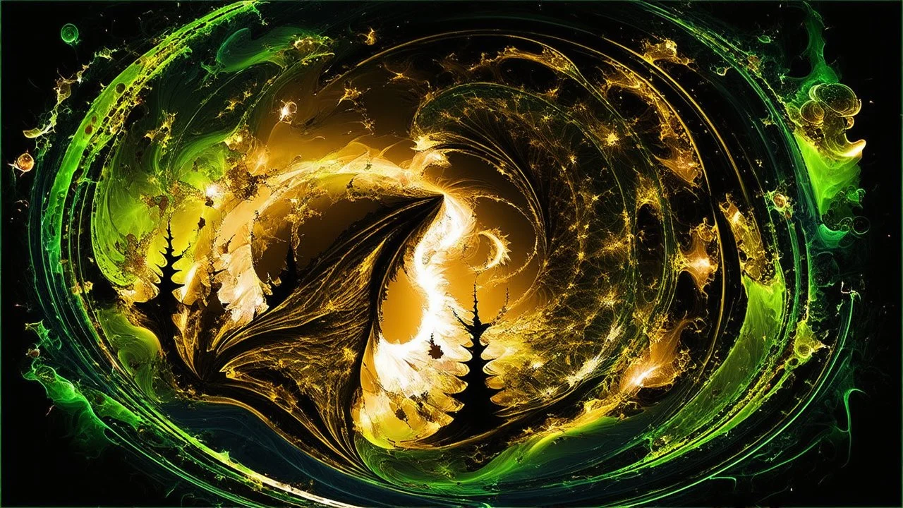 Fractal art. Spiral.