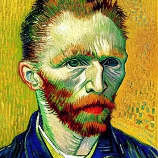 grogu portrait by van gogh