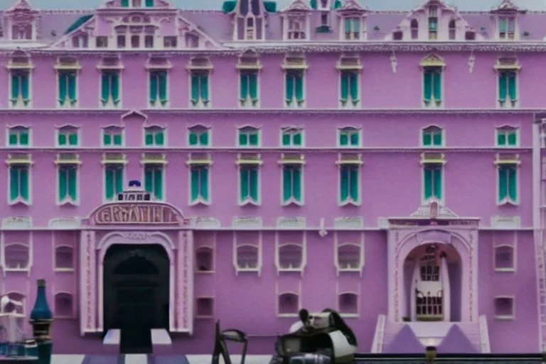 Scene from The Grand Budapest Hotel