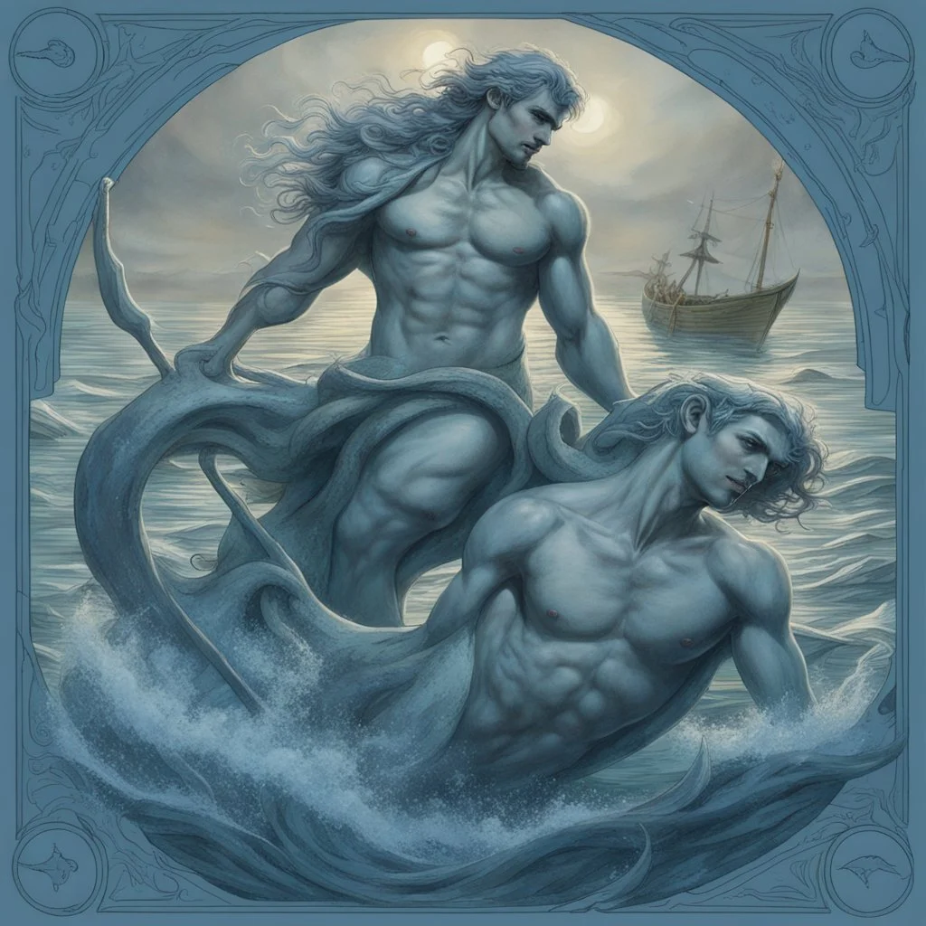 Triton: Messenger of the sea, son of Poseidon and Amphitrite in demonology