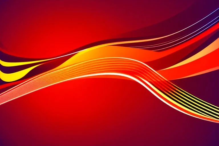 Vector technology abstract background with dynamic amorphous vector flowing gradient particle water curve waves and modern red, yellow, orange lines. Retro futurism geometric, cyberpunk.