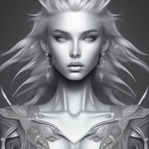 Drawing sketches Supermodel