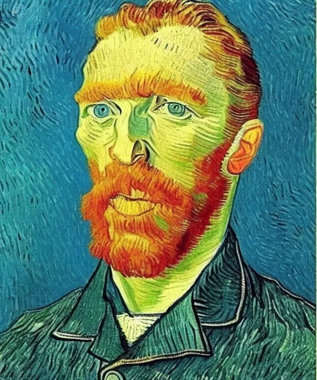 Portrait of a gigachad 🗿 by Van Gogh